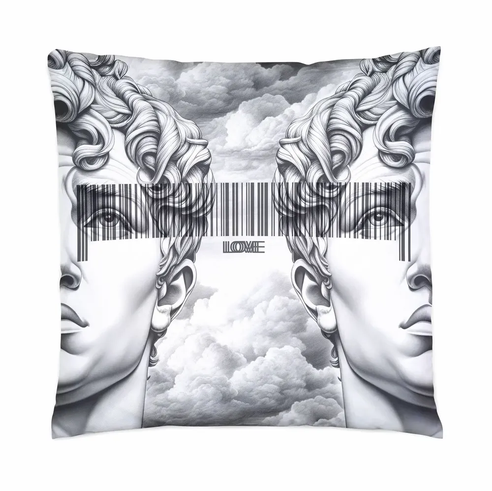 Fabric cushions - MEN FACE CUSHION - LOVE BY MILSHTEIN