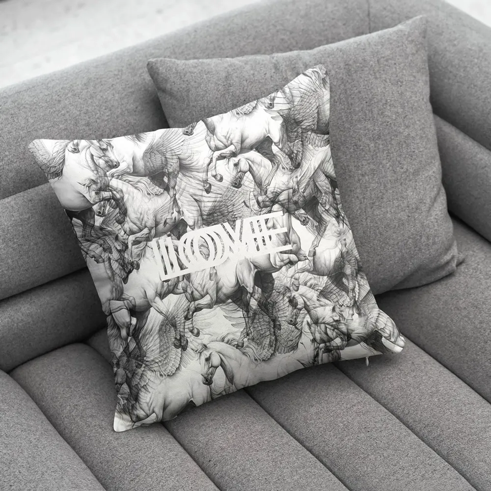 Cushions - HORSES LOVE CUSHION - LOVE BY MILSHTEIN