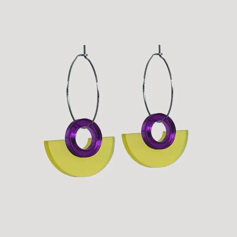 Bijoux - Blok Earrings - Available in + 15 curated palettes - PAMELA COROMOTO