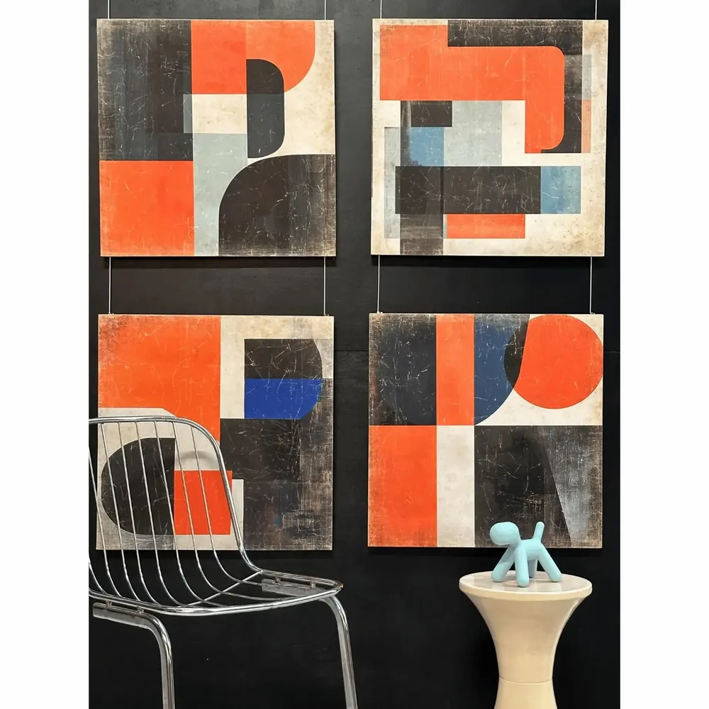 Autres décorations murales - Panneaux papier froissé - collection JANVIER 2025 - ALFONZ