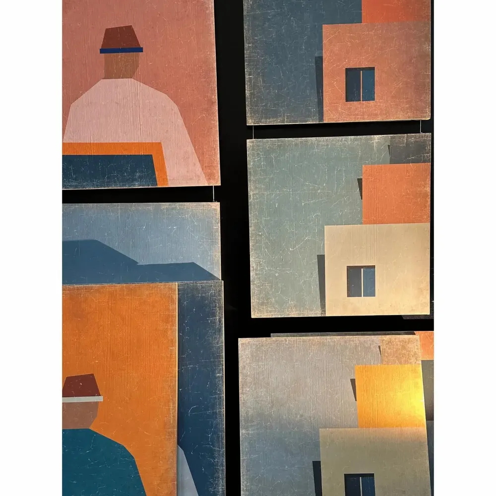 Autres décorations murales - Panneaux papier froissé - collection JANVIER 2025 - ALFONZ