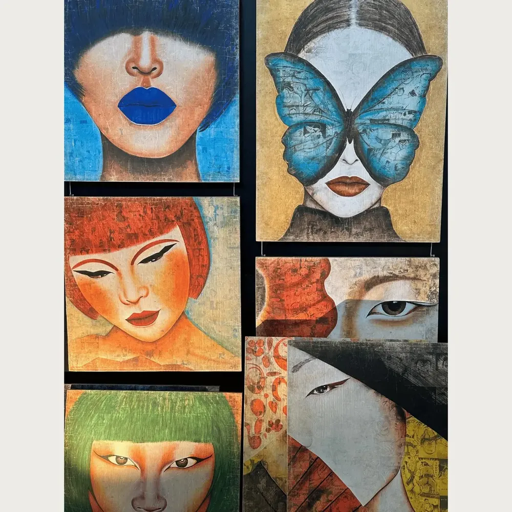 Autres décorations murales - Panneaux papier froissé - collection JANVIER 2025 - ALFONZ