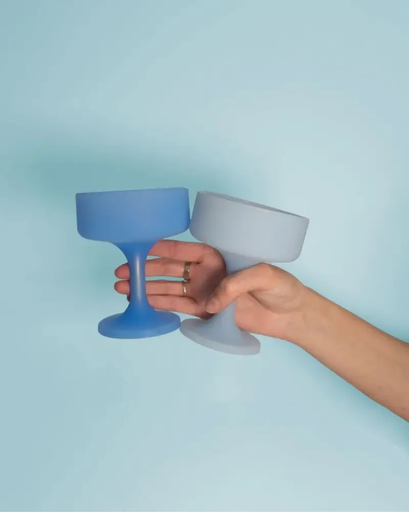 Piscines extérieures - MECC - coupes à cocktail incassables en silicone - PORTER GREEN