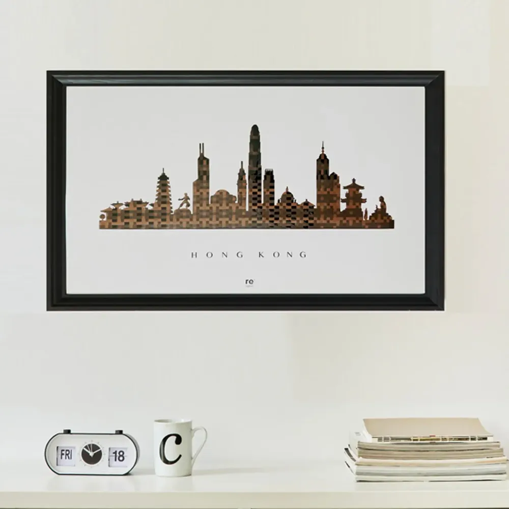 Aménagements pour bureau - Panorama urbain de MusicCloth® - REHYPHEN