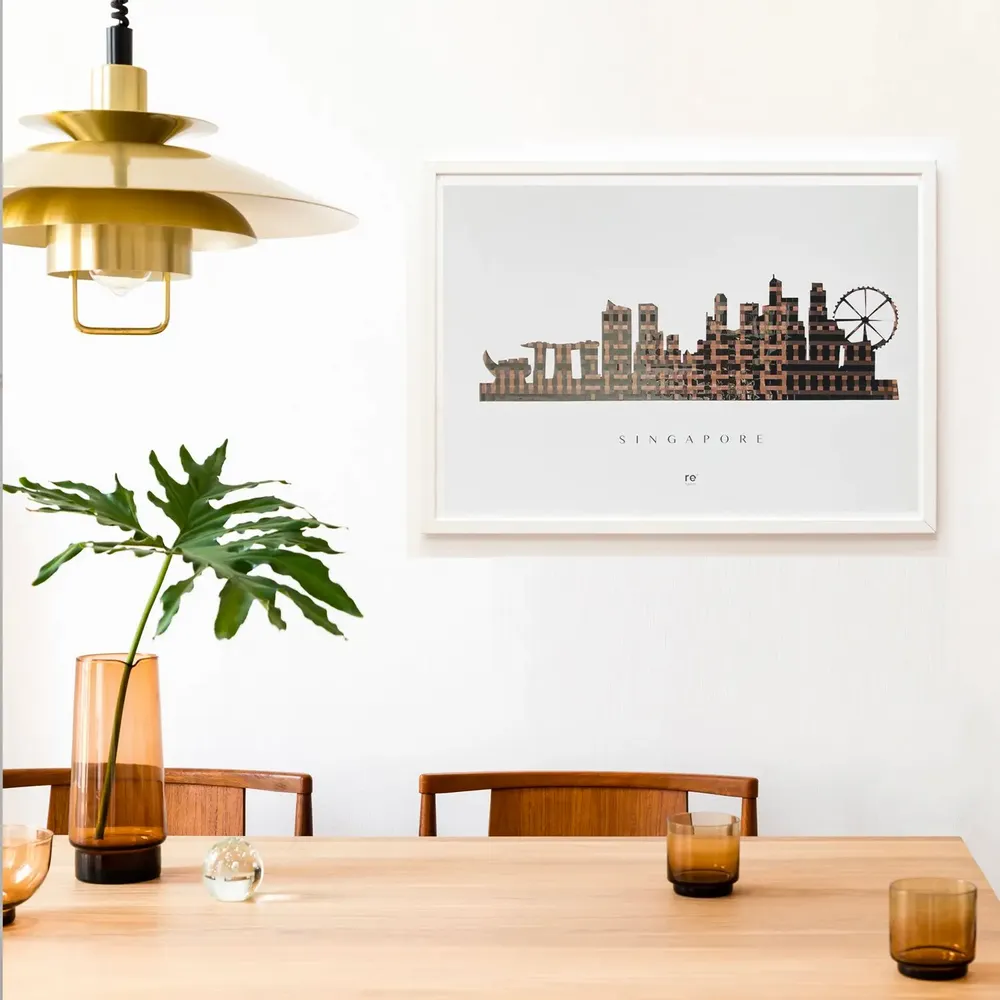 Aménagements pour bureau - Panorama urbain de MusicCloth® - REHYPHEN