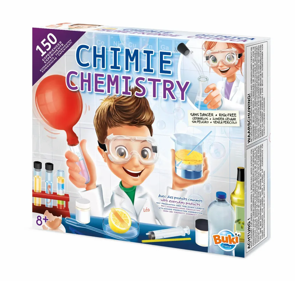Toys - Chemistry - 150 experiments - BUKI FRANCE