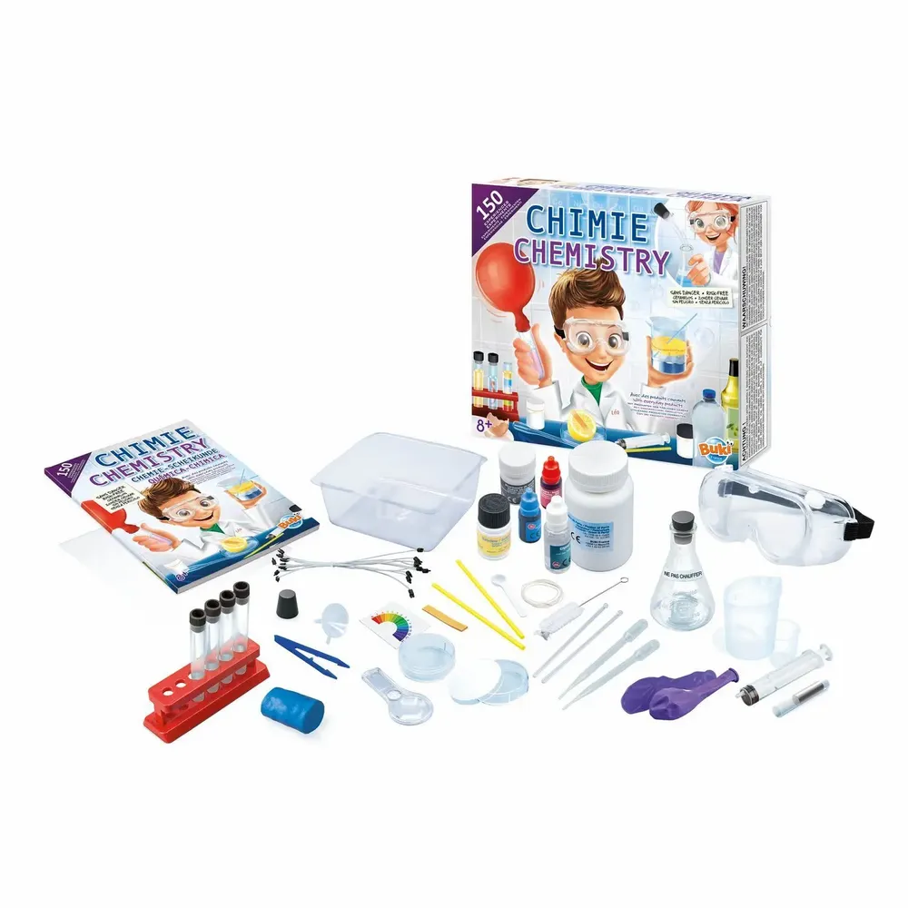 Toys - Chemistry - 150 experiments - BUKI FRANCE