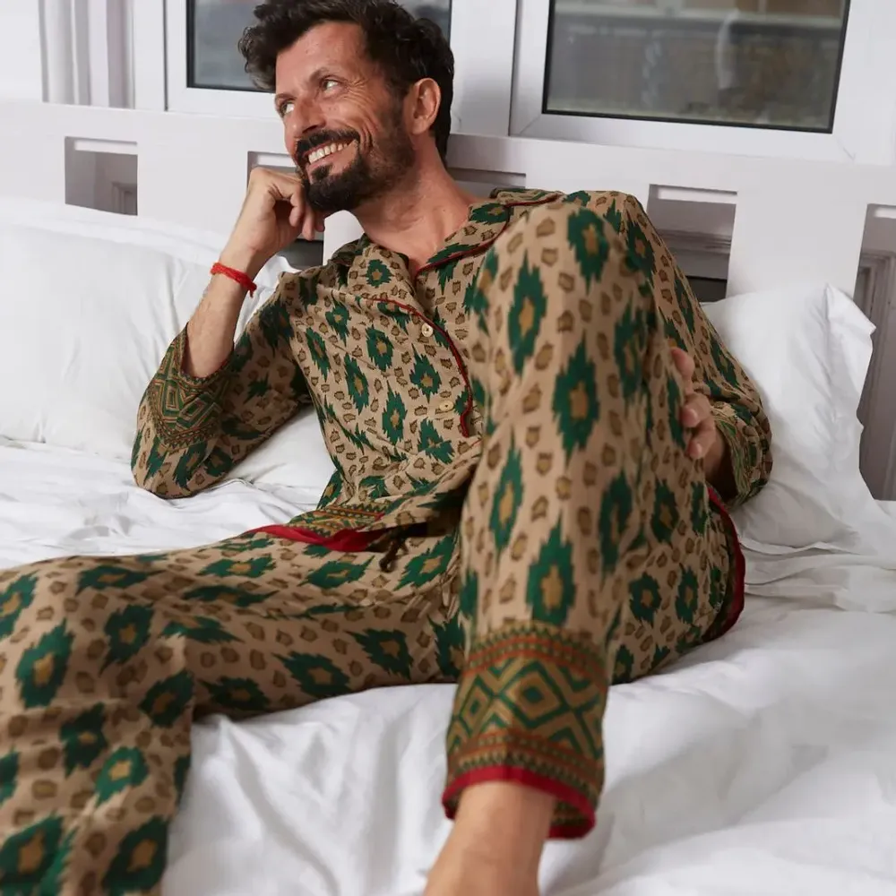 Vêtements de nuit - Des pyjamas uniques en leur genre recyclés pour vêtements de détente - I WAS A SARI