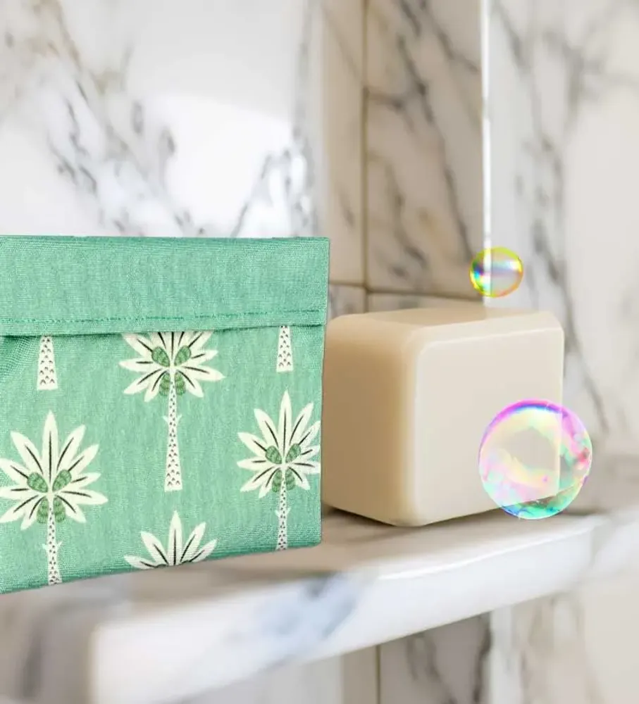 Soap dishes - Mediterranean Garden - Soap Bag - ELENA SCARLATA STUDIO