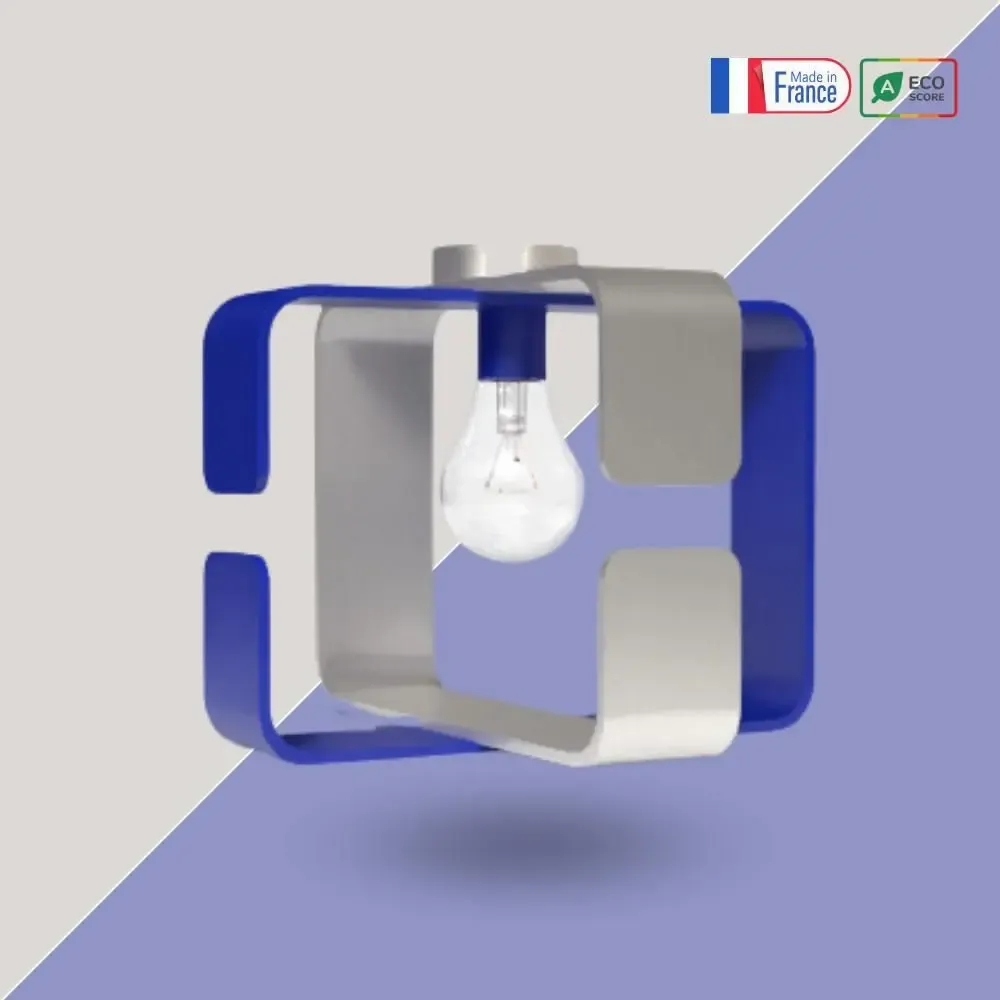 Design objects - Bi-color Ceiling Lamp - BO X - BOETHIC - DECORATION ENGAGEE