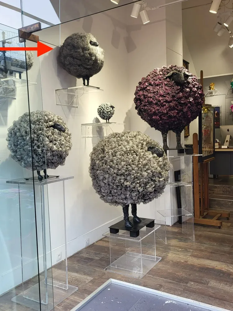 Sculptures, statuettes and miniatures - The sheep bride by Emmanuel Fleury - GALERIE SEBBAN