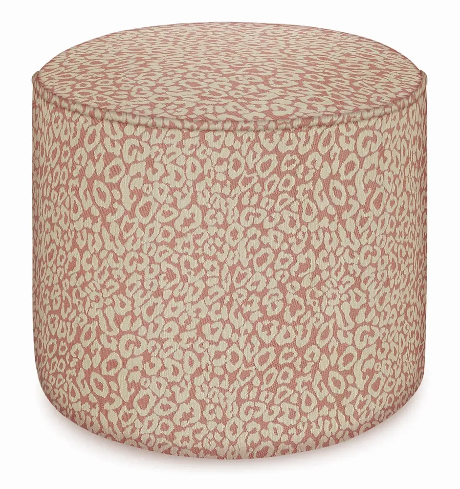 Poufs - Pouf Maya Rose & Écru - PALAIS SUSTAINABLE LUXURY