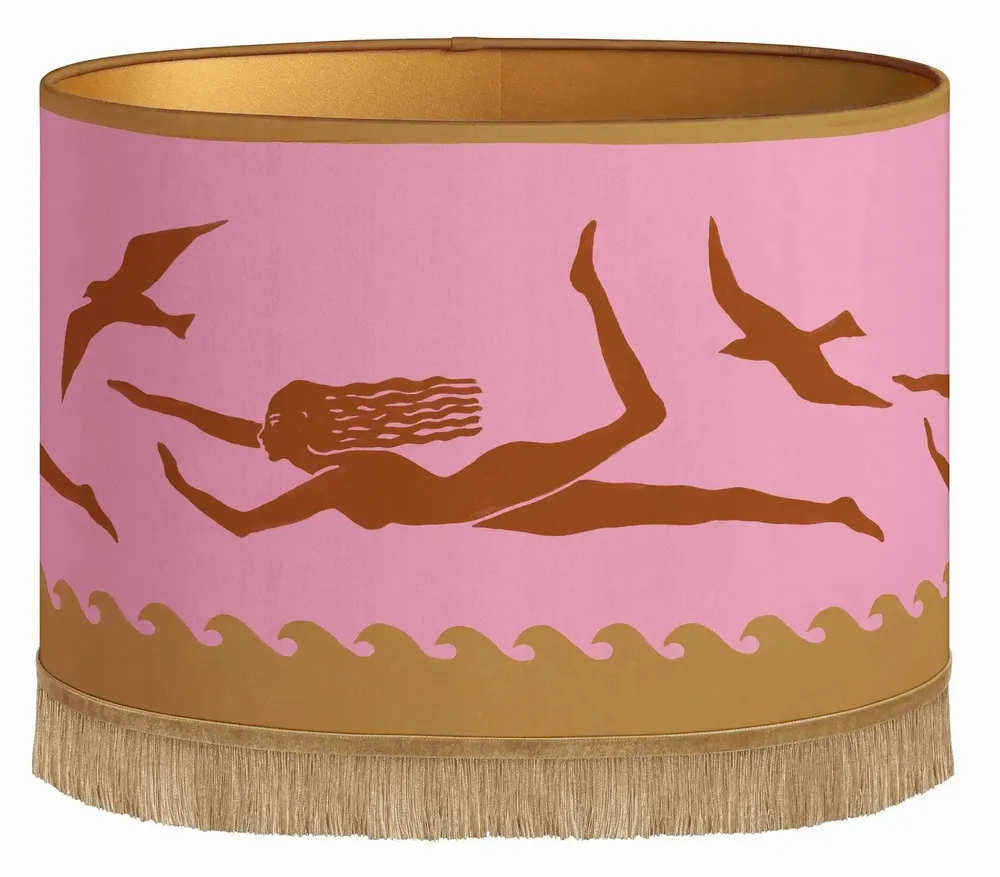Blinds - Palais x Hôtel Magique Lampshade Thalassa Pink & Spice - PALAIS SUSTAINABLE LUXURY