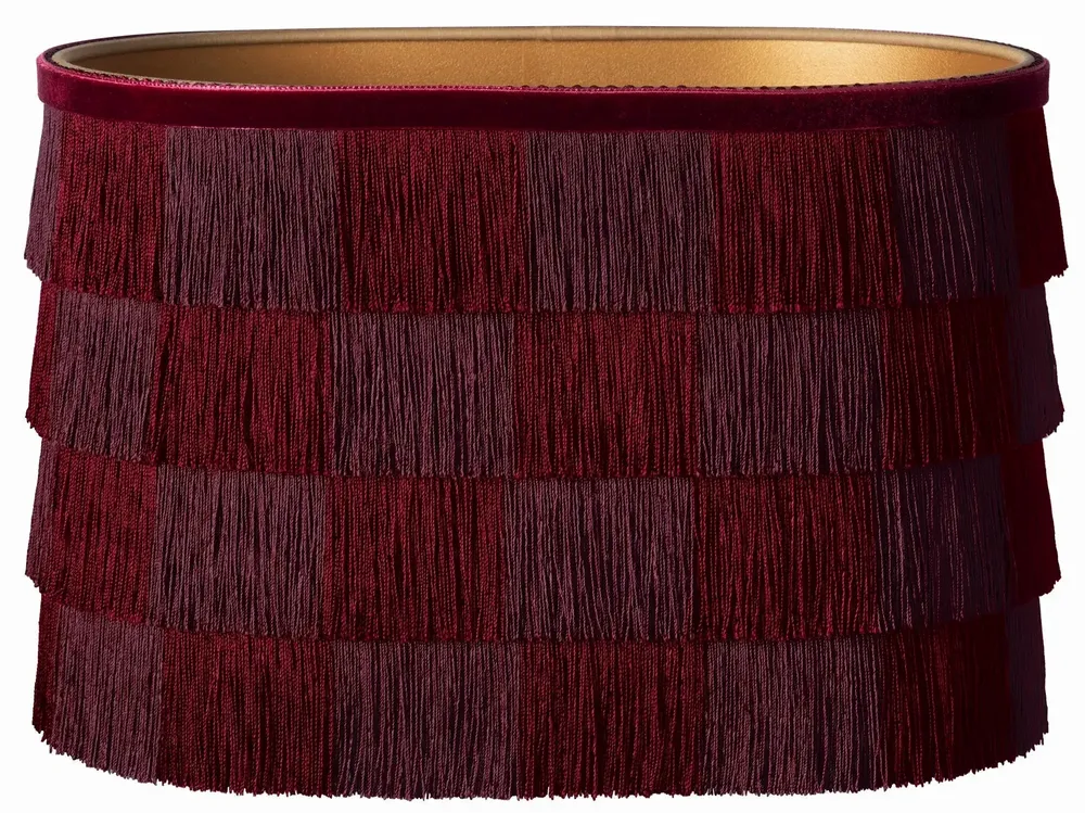 Blinds - Lampshade Giselle Burgundy & Bordeaux - PALAIS SUSTAINABLE LUXURY