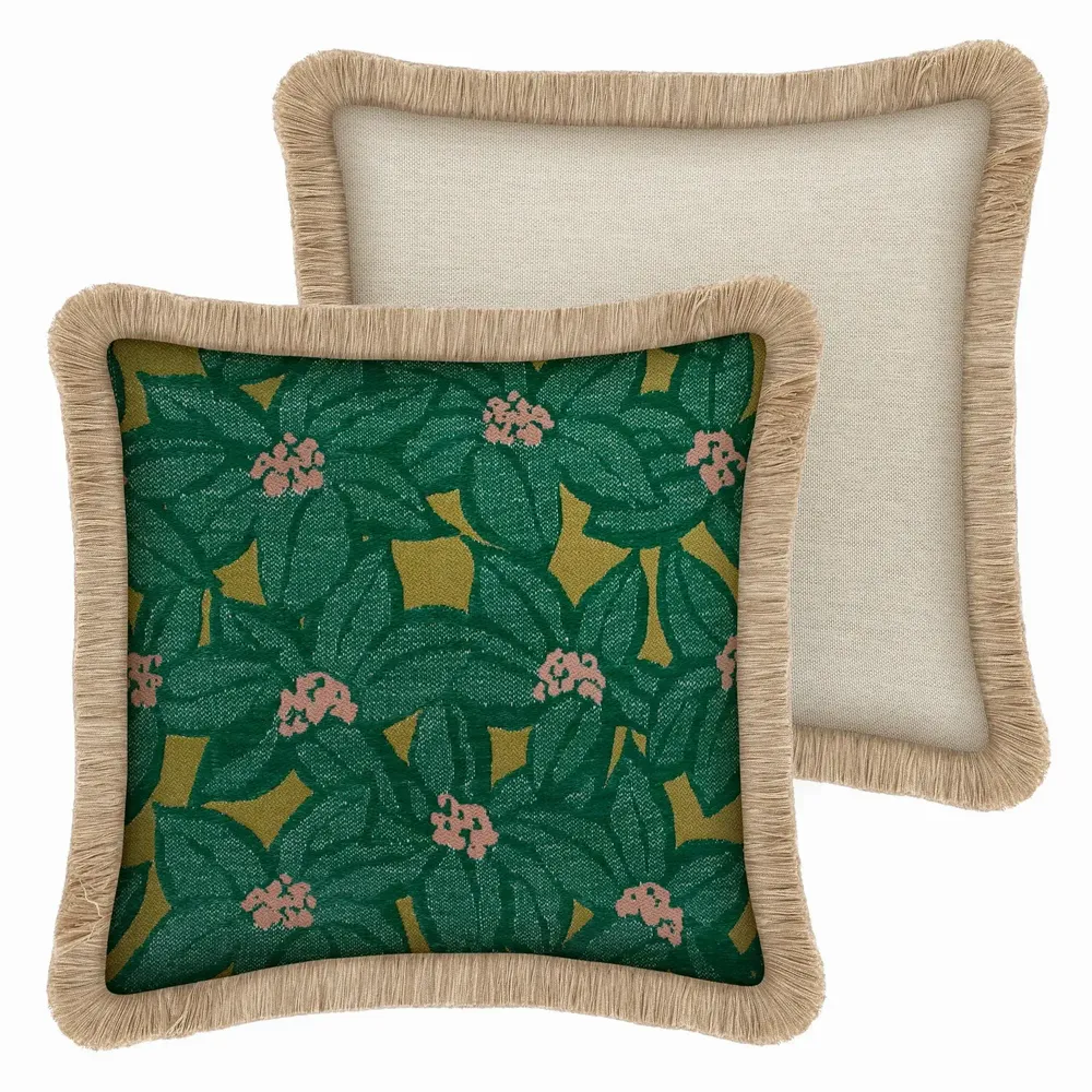 Garden textiles - Cushion Michelle Moss & Olive - PALAIS SUSTAINABLE LUXURY