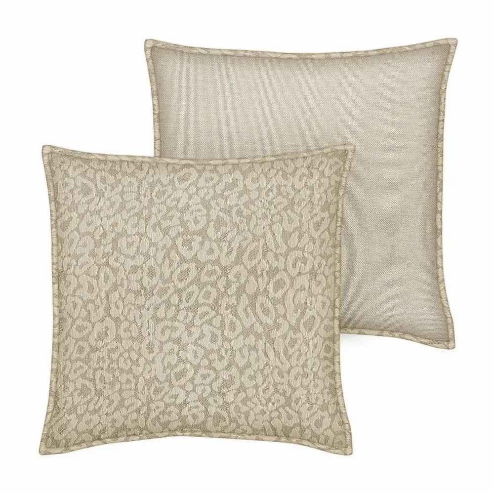 Garden textiles - Cushion Maya Sand & Ecru - PALAIS SUSTAINABLE LUXURY