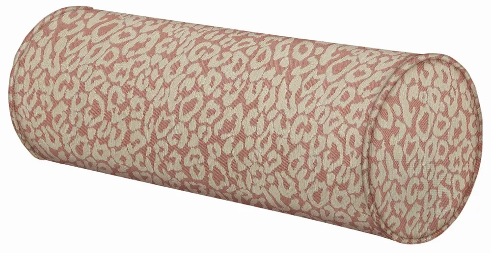 Garden textiles - Bolster Maya Rose & Ecru - PALAIS SUSTAINABLE LUXURY