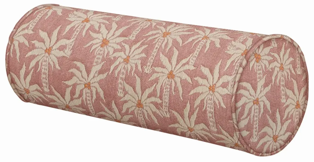 Garden textiles - Bolster Laura Rose & Ecru - PALAIS SUSTAINABLE LUXURY