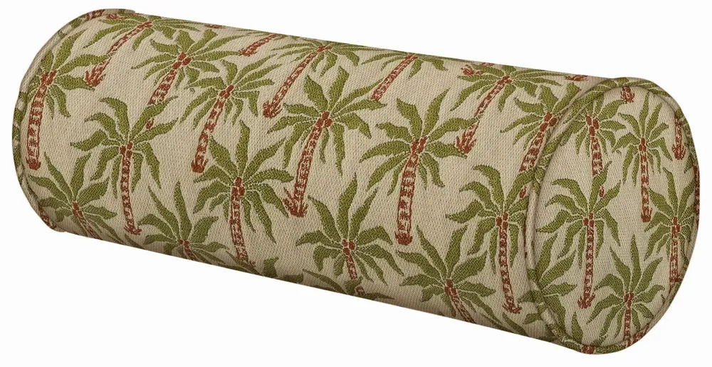 Garden textiles - Bolster Laura Olive & Spice - PALAIS SUSTAINABLE LUXURY