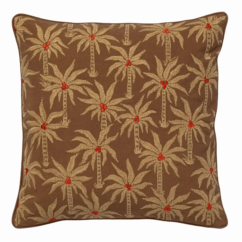 Fabric cushions - Cushion Laura Cinnamon & Sand - PALAIS SUSTAINABLE LUXURY