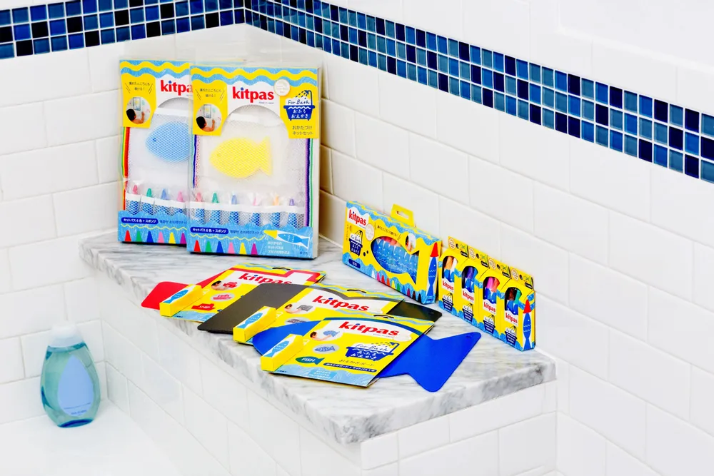 Children's arts and crafts - kitpas Rice Bran Wax Bath Crayon - KITPAS