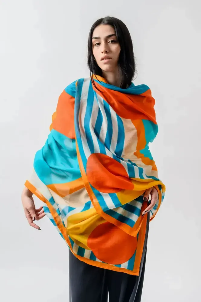 Foulards et écharpes - Visual Chord Scarf - KORES ACCESSORIES