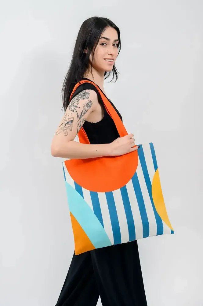 Sacs et cabas - Abstract Rhapsody Tote Bag - KORES ACCESSORIES