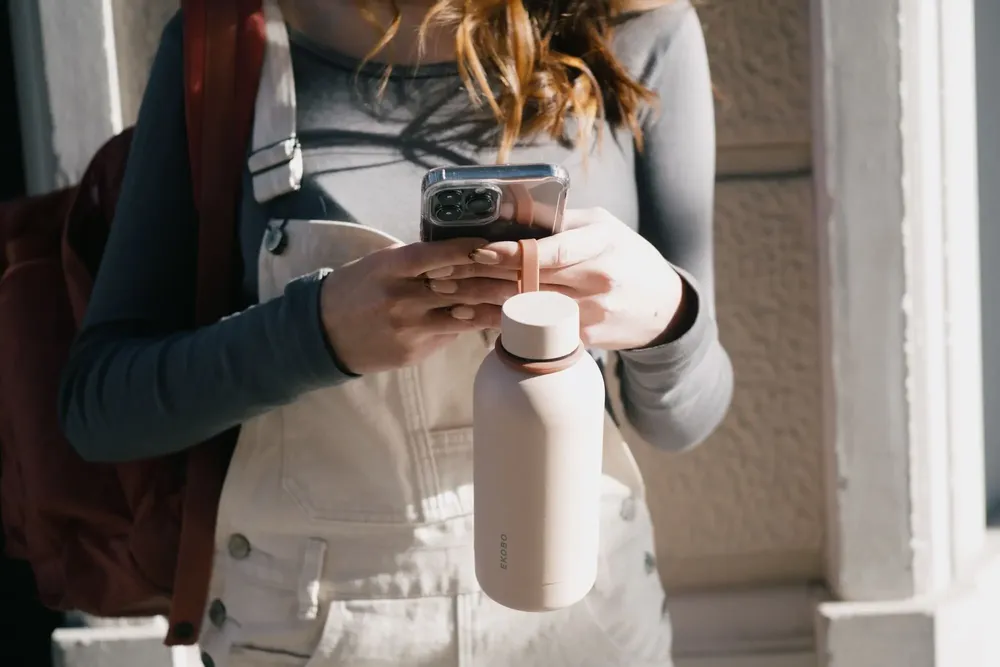 Carafes - Anse Bouteille isotherme - Terracotta - EKOBO