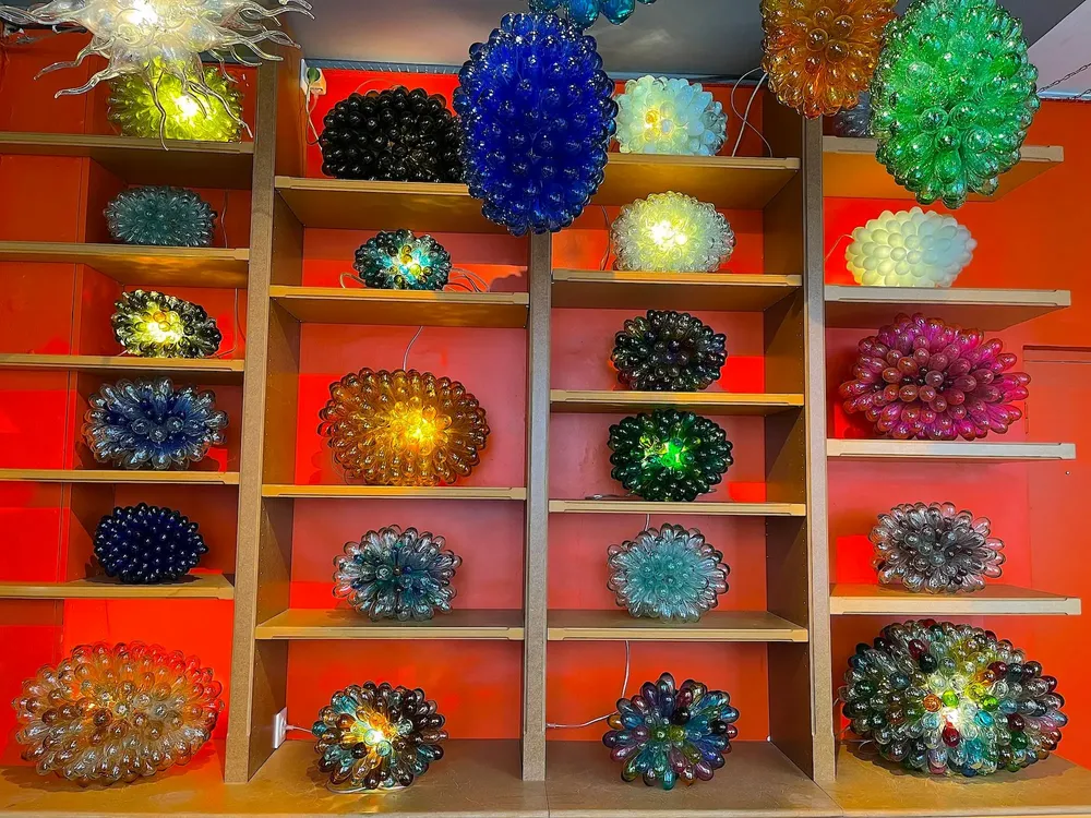 Customizable objects - Cluster drop glass lamp - LA MAISON DAR DAR