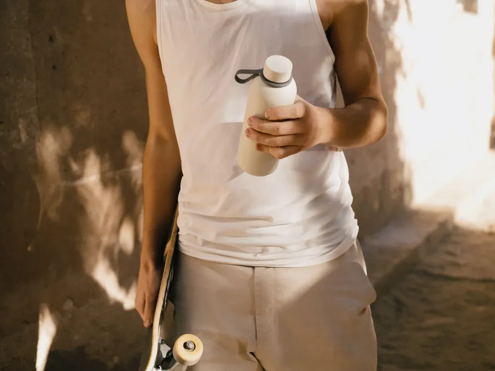 Carafes - Insulated Reusable Bottle 500ml - Cloud - EKOBO