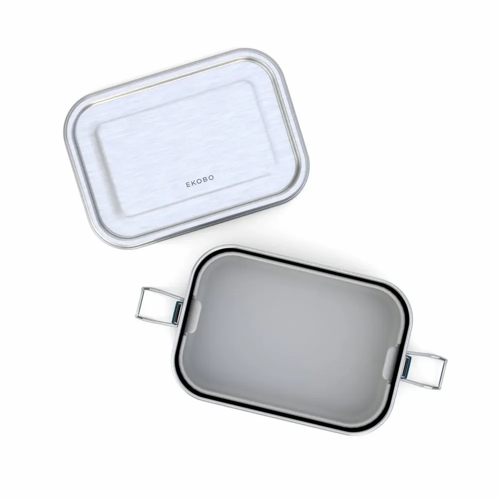 Food storage - Stainless Steel Lunch Box with heat safe insert - Mimosa - EKOBO