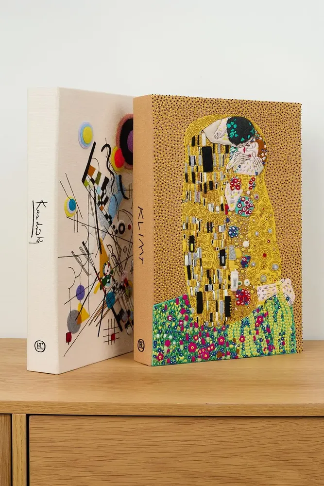 Objets de décoration - Grand Book Clutch, The Kiss, Klimt - OLYMPIA LE-TAN