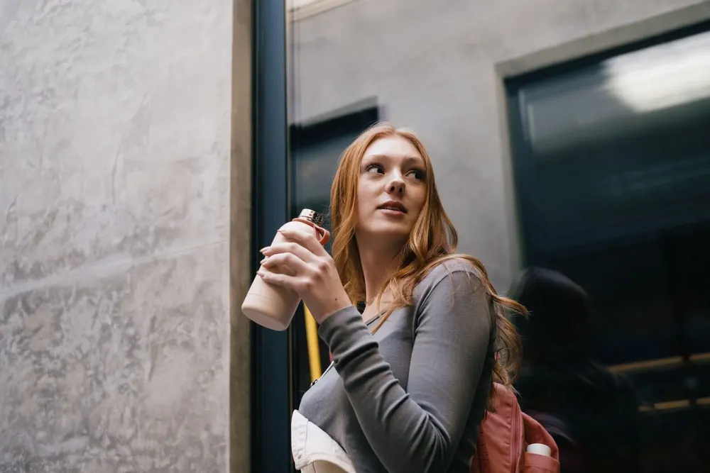 Carafes - Insulated Reusable Bottle 350ml - Blush - EKOBO