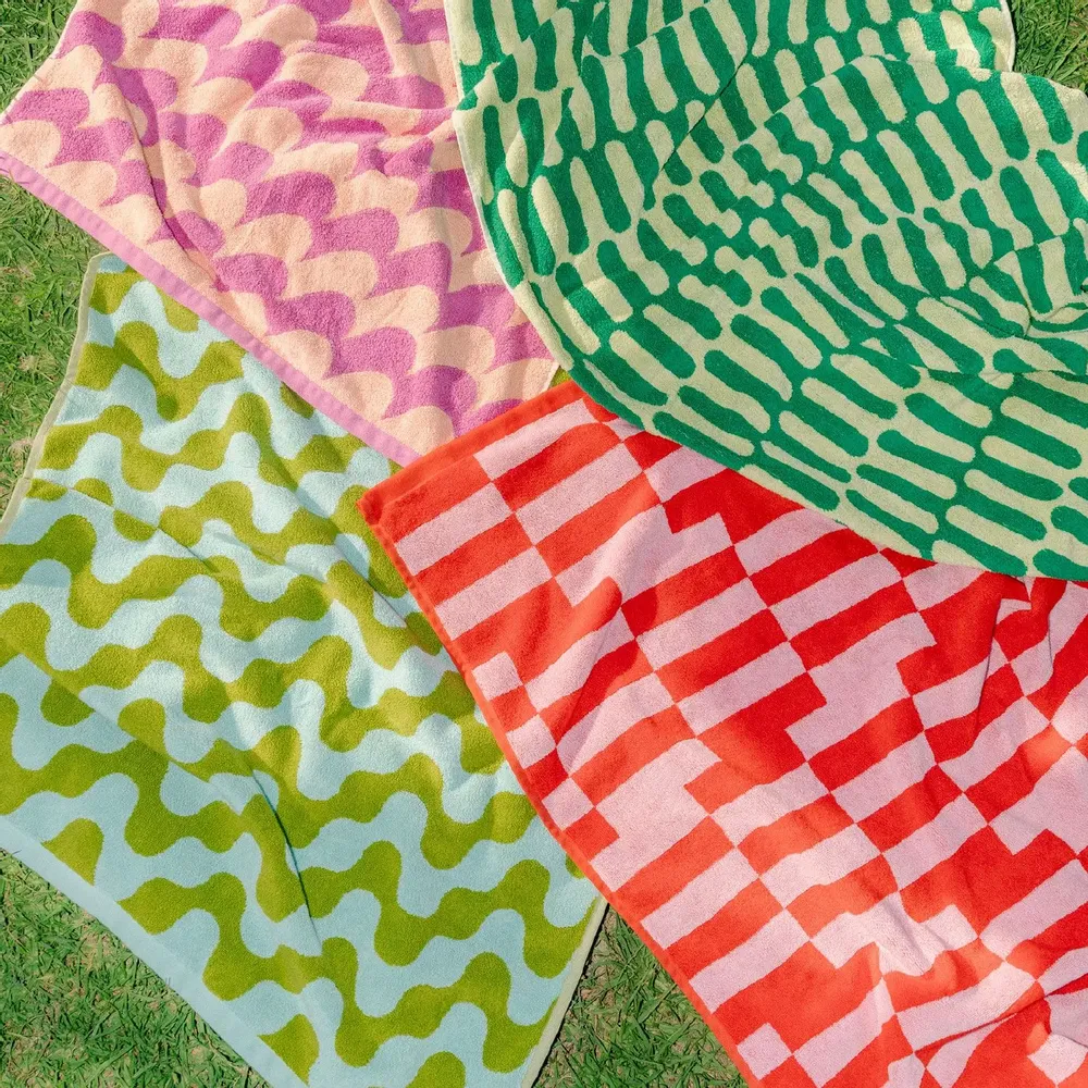 Fabrics - Bathroom: bathmats, towels, bathrobes and soaps. - TARTA GELATINA