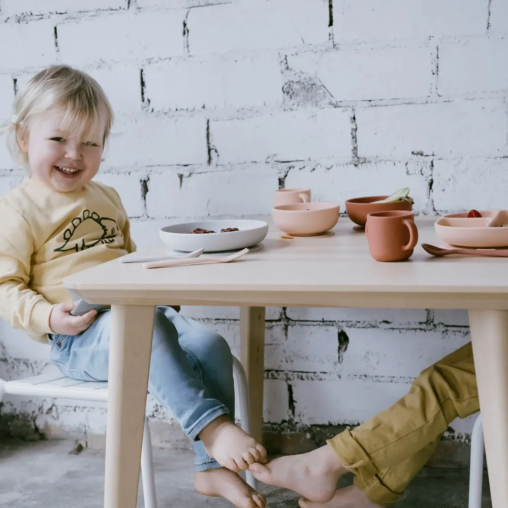 Children's mealtime - Suction Bowl Set - Blush / Terracotta - EKOBO