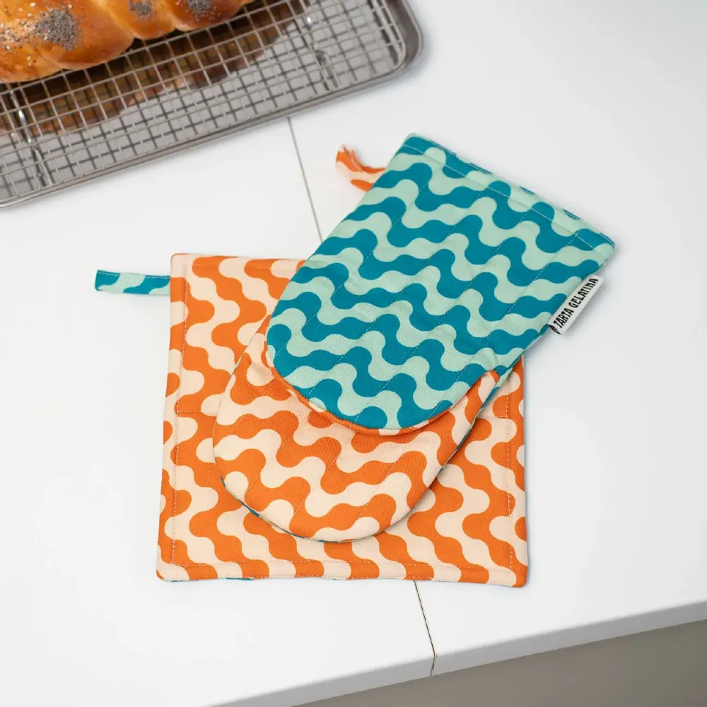 Table linen - Kitchen: placemats, oven mitt, tea towels, napkins, aprons and more - TARTA GELATINA