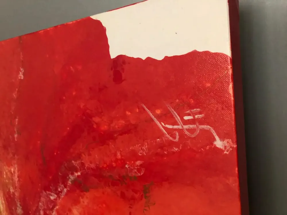 Paintings - Painting acrylic canvas " Red poppy" - TURIK&ART (KSENIIA TURIK)