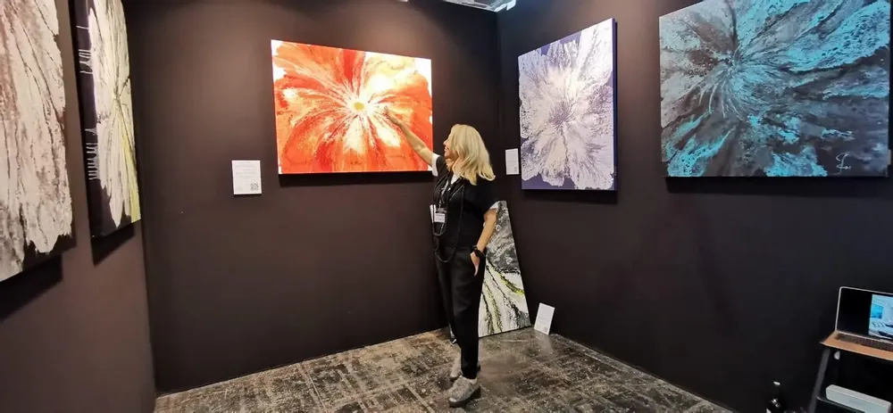 Paintings - Painting acrylic canvas " Red poppy" - TURIK&ART (KSENIIA TURIK)