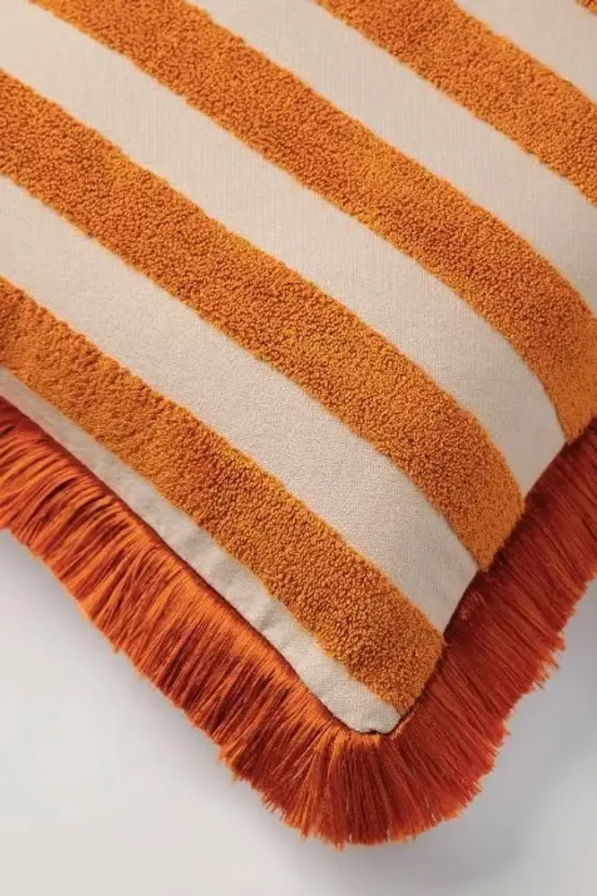 Coussins textile - Coussin Jackie Rouille & Sable - PALAIS SUSTAINABLE LUXURY