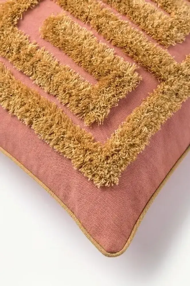 Fabric cushions - Cushion Cleo Blush & Raffia - PALAIS SUSTAINABLE LUXURY