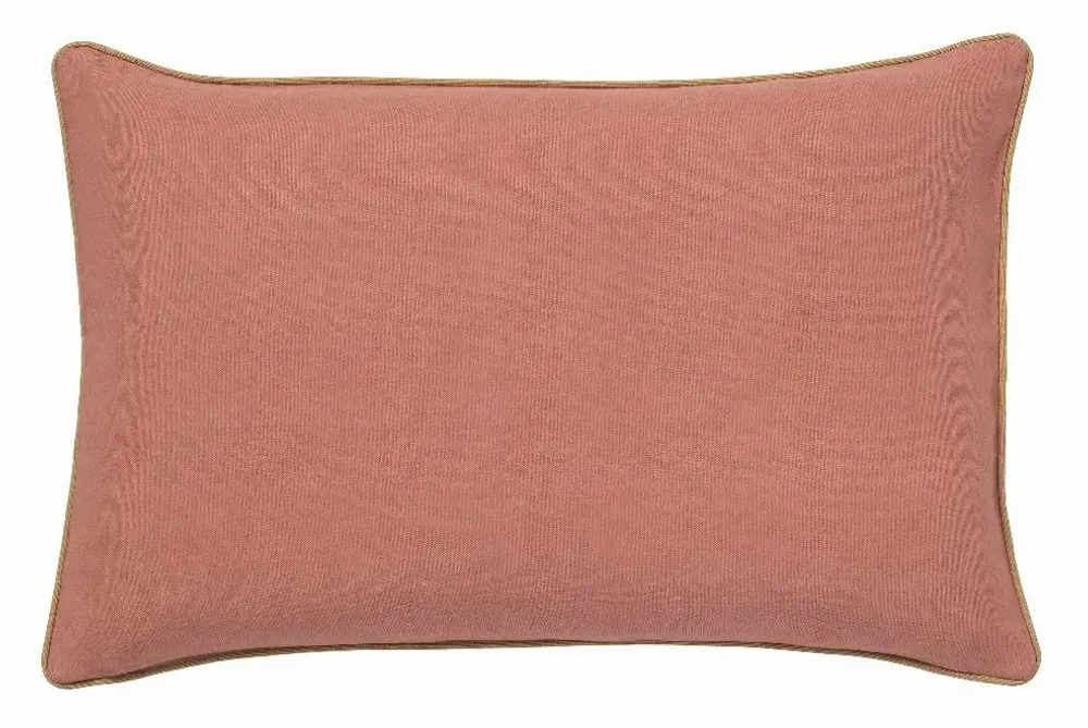 Fabric cushions - Cushion Cleo Blush & Raffia - PALAIS SUSTAINABLE LUXURY