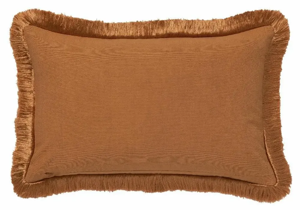 Coussins textile - Coussin Jackie Corail & Caramel - PALAIS SUSTAINABLE LUXURY