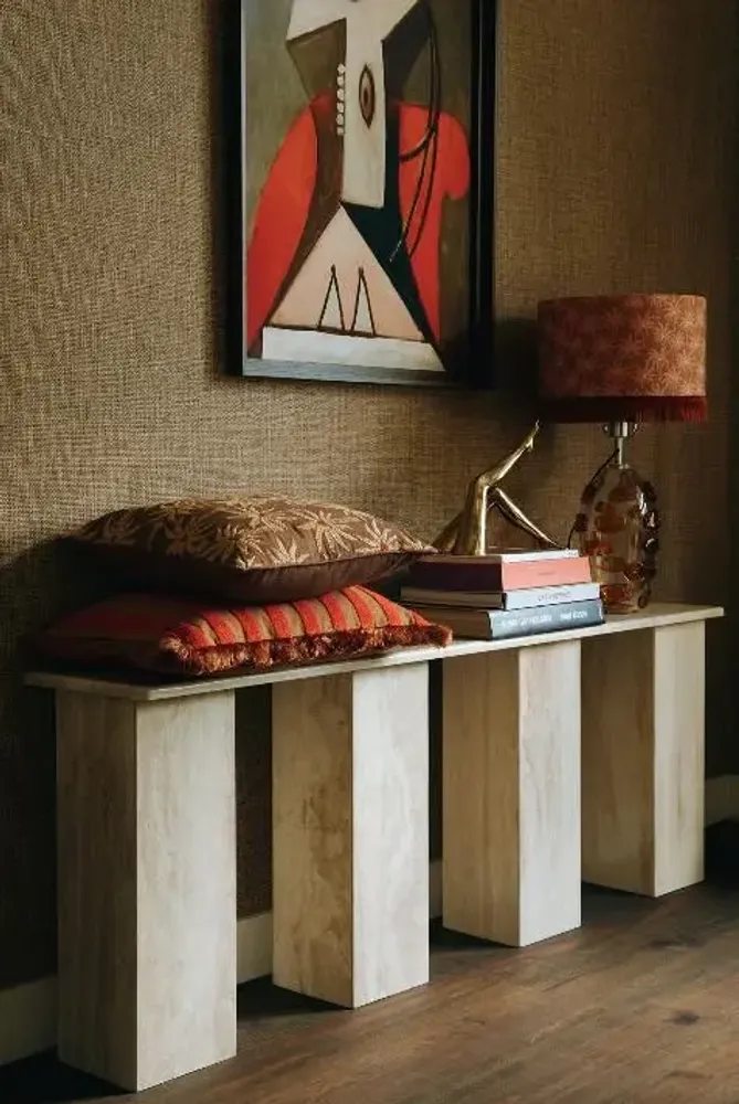 Fabric cushions - Cushion Laura Cinnamon & Sand - PALAIS SUSTAINABLE LUXURY