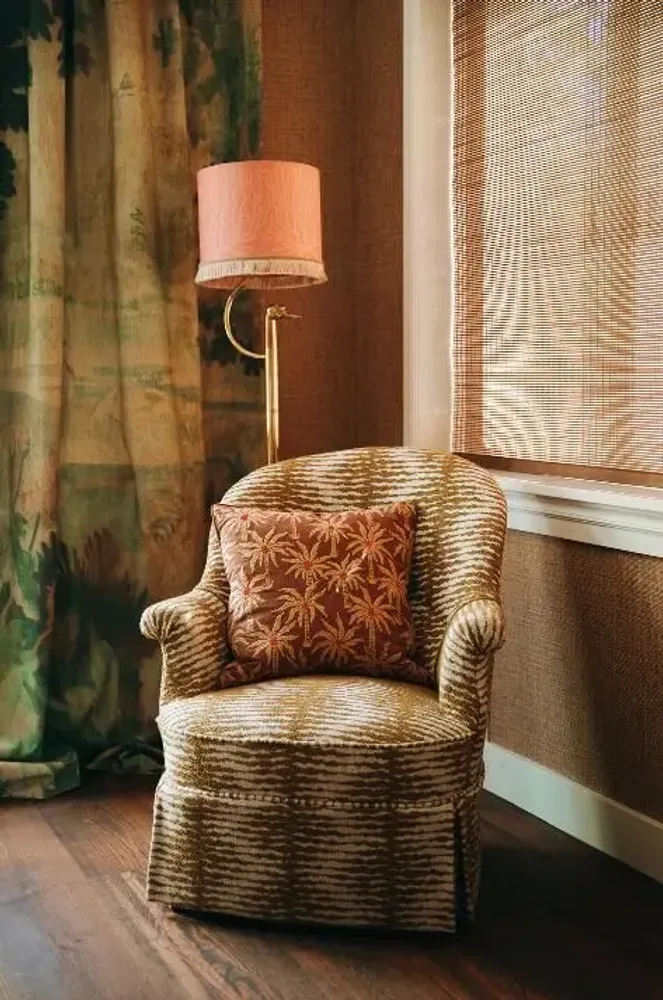 Fabric cushions - Cushion Laura Cinnamon & Sand - PALAIS SUSTAINABLE LUXURY