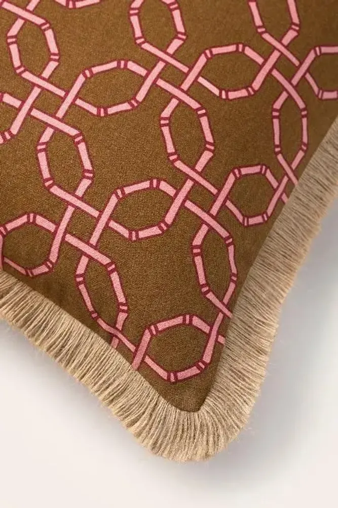Fabric cushions - Cushion Harper Spice & Pink - PALAIS SUSTAINABLE LUXURY
