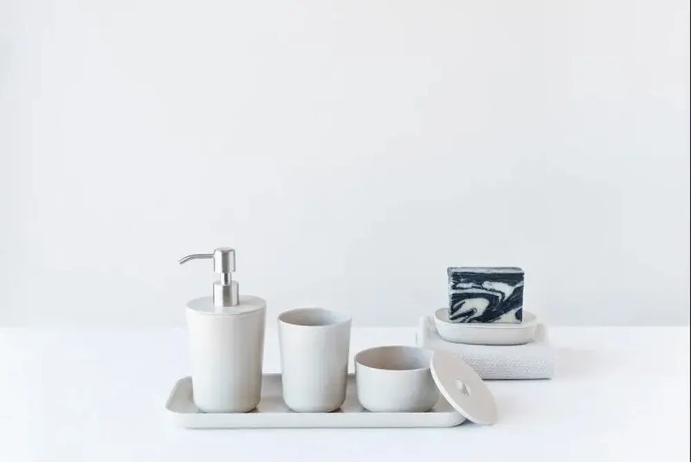 Washbasins - Liquid Soap Dispenser - Off White - EKOBO
