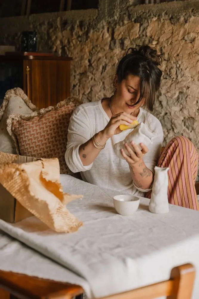 Tissus pour extérieurs - Coussin Janis Orange - PALAIS SUSTAINABLE LUXURY