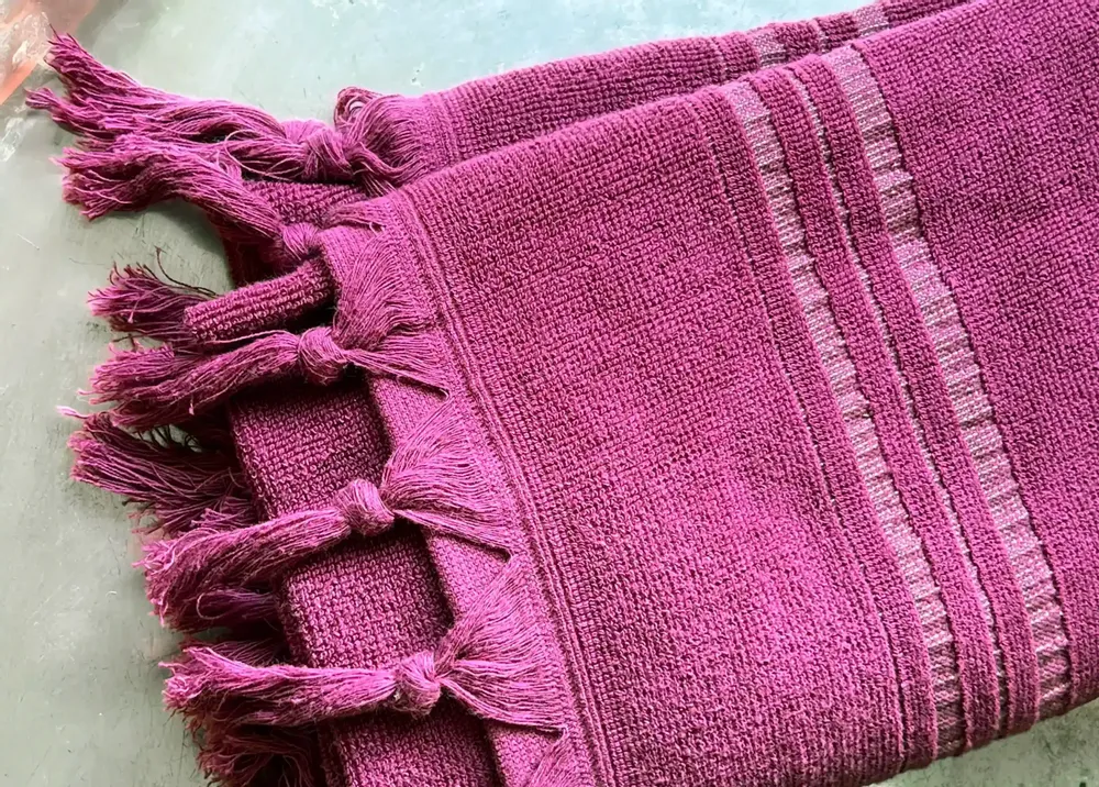 Serviettes de bain - FOUTA EN COTON BIOLOGIQUE - Collection DOLCE - AMETHYST - KARAWAN AUTHENTIC