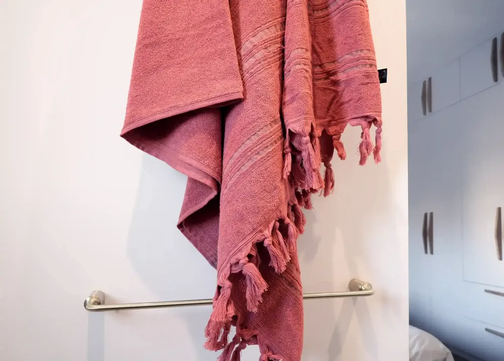 Bath towels - ORGANIC COTTON TOWEL - DOLCE Collection - JASPE Color - KARAWAN AUTHENTIC