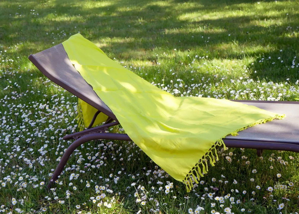 Bath towels - ORGANIC COTTON TOWEL - BASIL color - KARAWAN AUTHENTIC